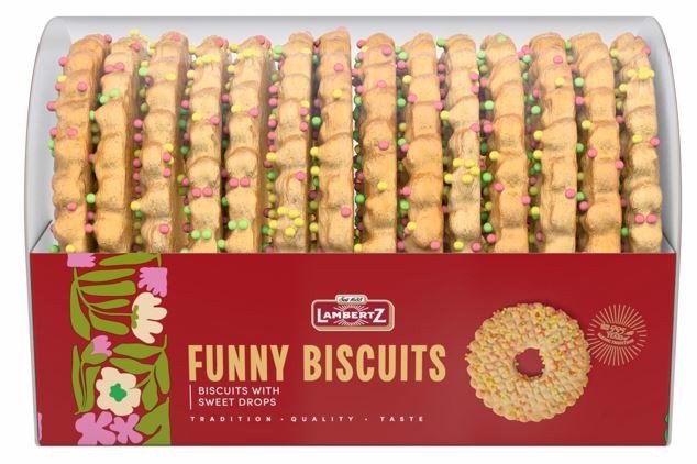 Ciasteczka Kruche z Posypką Lambertz Funny Biscuits 200g