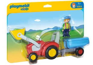 Playmobil Traktor z przyczepą 6964 - Klocki - miniaturka - grafika 1
