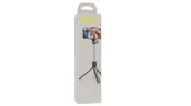 Selfie stick - HappyDot Selfie stick 2w1 ze statywem i pilotem, czarny - miniaturka - grafika 1