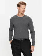 Swetry męskie - Calvin Klein Sweter Superior K10K109474 Szary Regular Fit - miniaturka - grafika 1