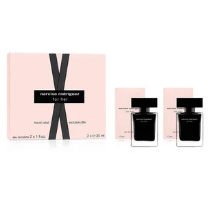 Narciso Rodriguez For Her zestaw wód toaletowych 2x30ml - Zestawy perfum damskich - miniaturka - grafika 1
