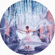 Kolorowanki, wyklejanki - Malowanie po numerach owalne Bałetnica - miniaturka - grafika 1