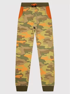 Spodnie i spodenki dla chłopców - Guess Spodnie dresowe L1BQ11 KAD70 Zielony Regular Fit - grafika 1