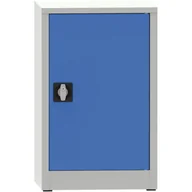 Pozostałe wyposażenie warsztatu - PARTNER B2B Warsztatowa szafa półkowa na narzędzia KOVONA, 1 półka, spawana, 508 x 500 x 800 mm, szara / niebieska 178628 - miniaturka - grafika 1