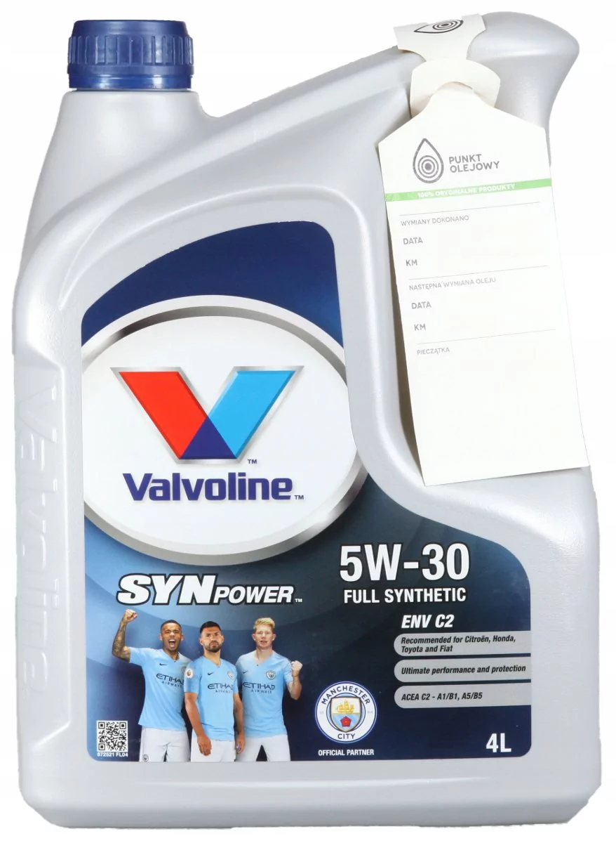 Valvoline SynPower XTREME ENV C2 5W30 4L