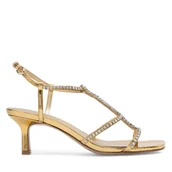 Sandały damskie - Sandały Badura JUSTINE-21723-115 Złoty - miniaturka - grafika 1