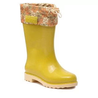 Buty dla dziewczynek - Kalosze Melissa - Mini Melissa Rain Boot III Inf 33616 Verde/Amarillo AC911 - grafika 1