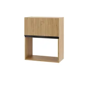 Meble kuchenne - Bari Plus Szafka Wisząca Pod Mikrofalówkę Gm-60 Hk-Xs Dąb Kamienny - miniaturka - grafika 1