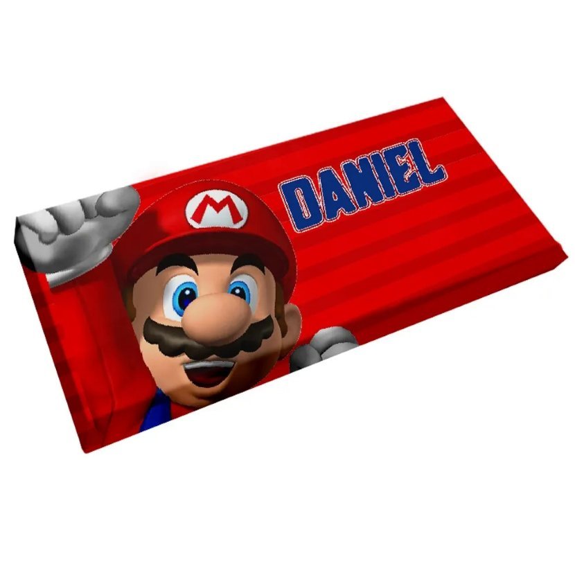 Czekoladowy zestaw Mario Bross z personalizacją imienia