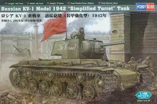 Hobby Boss Russian KV-1 1942 Simplified Turret 84812 - Modele do sklejania - miniaturka - grafika 1