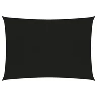 Parasole ogrodowe - vidaXL Żagiel przeciwsłoneczny, 160 g/m, czarny, 2,5x3,5 m, HDPE 311728 - miniaturka - grafika 1