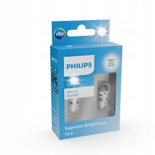 Żarówki Philips LED Ultinon Pro7000 W5W XU70 12V - Żarówki samochodowe - miniaturka - grafika 1