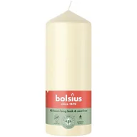 Świece - Świeca pieńkowa 12 cm Delikatny Perłowy kremowy - miniaturka - grafika 1