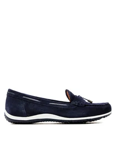 Geox Mokasyny D Vega Moc D35DNA 00022 C4002 Granatowy - Mokasyny damskie - miniaturka - grafika 1