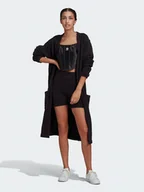 Swetry damskie - Kardigan damski długi Adidas Kimono Originals H18832 36 Czarny (4064047859980) - miniaturka - grafika 1
