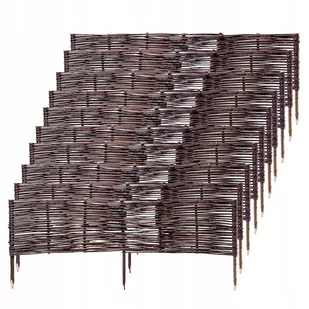Palisada ogrodowa wiklinowa Sand 100 x 40 cm, 10 szt. - Ogrodzenia - miniaturka - grafika 1