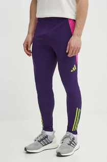 Spodnie męskie - adidas Performance spodnie treningowe Generation Predator kolor fioletowy wzorzyste IT4821 - grafika 1