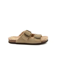 Kapcie damskie - Scholl Jackie 2 x Straps, kapcie damskie, 37 EU, Beżowy, 37 EU - miniaturka - grafika 1