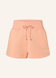 Nike Szorty Dresowe Phoenix orange - Spodnie sportowe damskie - miniaturka - grafika 1