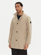 Płaszcze męskie - Tom Tailor Płaszcz przejściowy 1045060 Beżowy Regular Fit - miniaturka - grafika 1