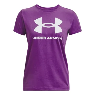 Koszulka damska Under Armour SPORTSTYLE LOGO SS - Koszulki sportowe damskie - miniaturka - grafika 5