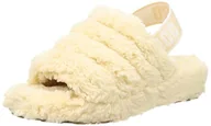Kapcie damskie - UGG Damskie kapcie Fluff Yeah Fuzz Sugar, naturalny, 41 EU - miniaturka - grafika 1