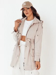 Kurtka damska parka BRENS ecru Dstreet TY4229-XXL - Kurtki damskie - miniaturka - grafika 1