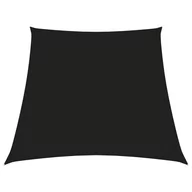 Parasole ogrodowe - vidaXL Trapezowy żagiel ogrodowy, tkanina Oxford, 3/4x3 m, czarny 135792 - miniaturka - grafika 1