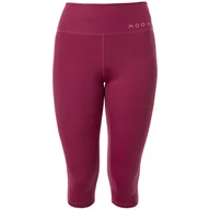 Spodnie sportowe damskie - Legginsy damskie 3/4 MOOA Jasmit Rozmiar: S / Kolor: bordowy - miniaturka - grafika 1
