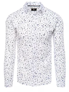 Koszula męska biała Dstreet DX2435-M - Koszule męskie - miniaturka - grafika 1