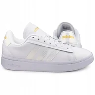 Buty sportowe damskie - Buty damskie sportowe Adidas Grand Court Alpha HQ6600 Skóra - miniaturka - grafika 1