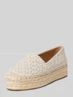 Espadryle damskie - Espadryle z nadrukiem z logo model ‘LYNN’ - miniaturka - grafika 1