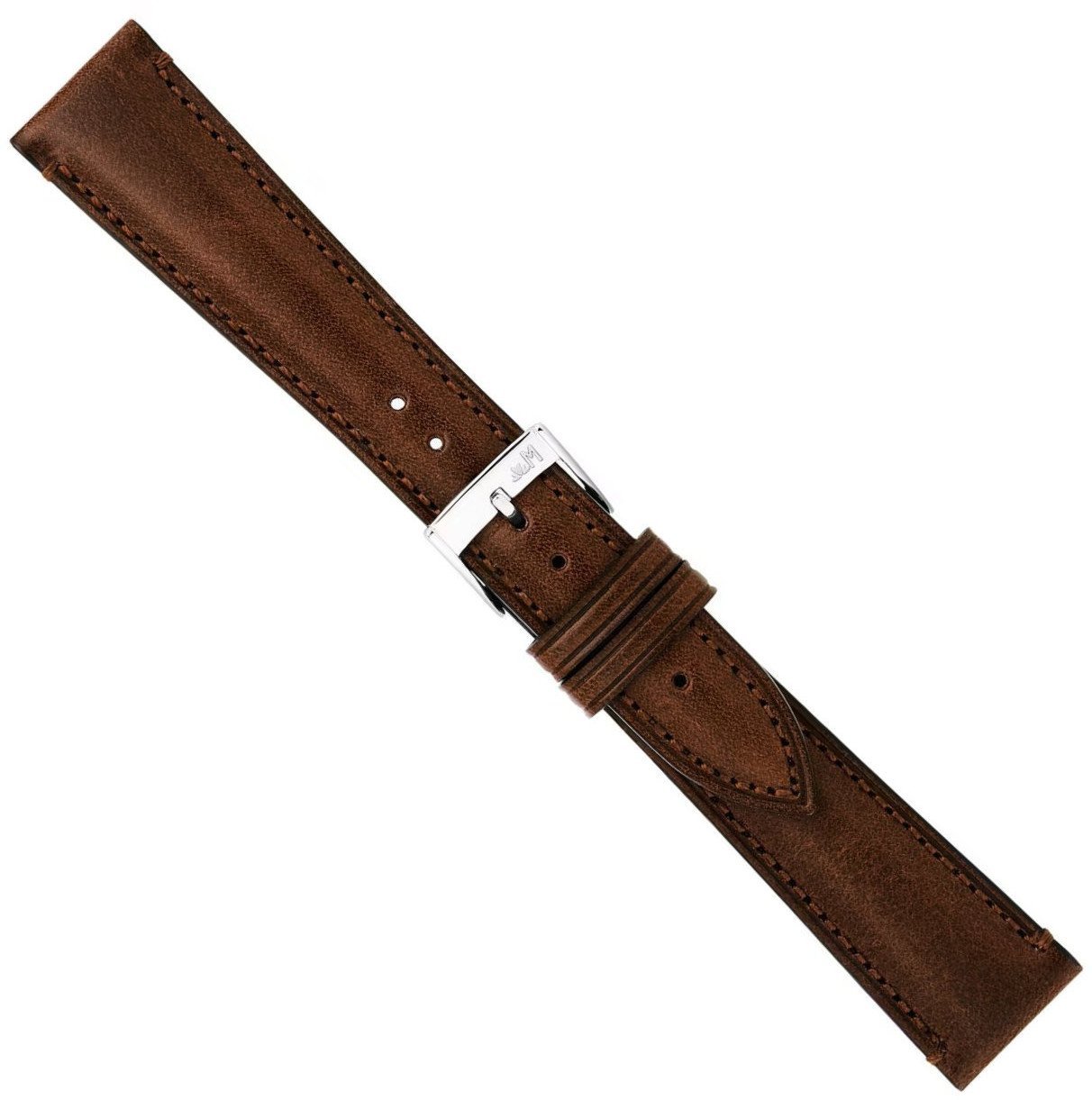 Skórzany pasek do zegarka 20 mm Morellato A01X6122E40032CR20 ciemny brąz .