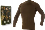 Bluzy sportowe męskie - Brubeck LS14860 Bluza męska Ranger Thermo khaki XXL - miniaturka - grafika 1