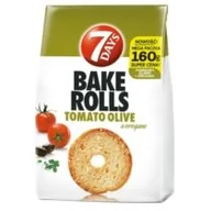 Inne przekąski suche - BAKE ROLLS POMIDOR, OLIWKI, OREGANO 160G - miniaturka - grafika 1