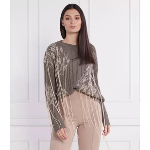Patrizia Pepe Sweter | Regular Fit | z dodatkiem wełny - Swetry damskie - miniaturka - grafika 1