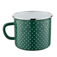 Kubki - KUBEK EMALIOWANY PROSTY RETRO ZIELONY 14CM 1,7L kod: 001-KUB-14RETRO7729C + Sprawdź na SuperWnetrze.pl - miniaturka - grafika 1