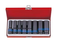 Zestawy narzędziowe - KING TONY Zestaw nasadek udarowych 4410MP01, 1/2'', 6-kątne, 12-24 mm - miniaturka - grafika 1