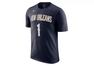 Nike Nba New Orleans Pelicans Zion Williamson Tee College Navy - Koszulki męskie - miniaturka - grafika 1
