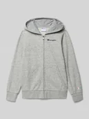 Swetry dla chłopców - Bluza rozpinana o kroju regular fit z wyhaftowanym logo - miniaturka - grafika 1