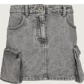 Sukienki i spódniczki dla dziewczynek - Patrizia Pepe Jeansowa Spódnica - miniaturka - grafika 1