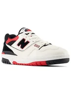 Trampki damskie - New Balance Skórzane sneakersy "550" w kolorze biało-czerwonym - miniaturka - grafika 1