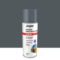 Farby i lakiery w sprayu - Spray 0.4 l szary połysk Jeger - miniaturka - grafika 1