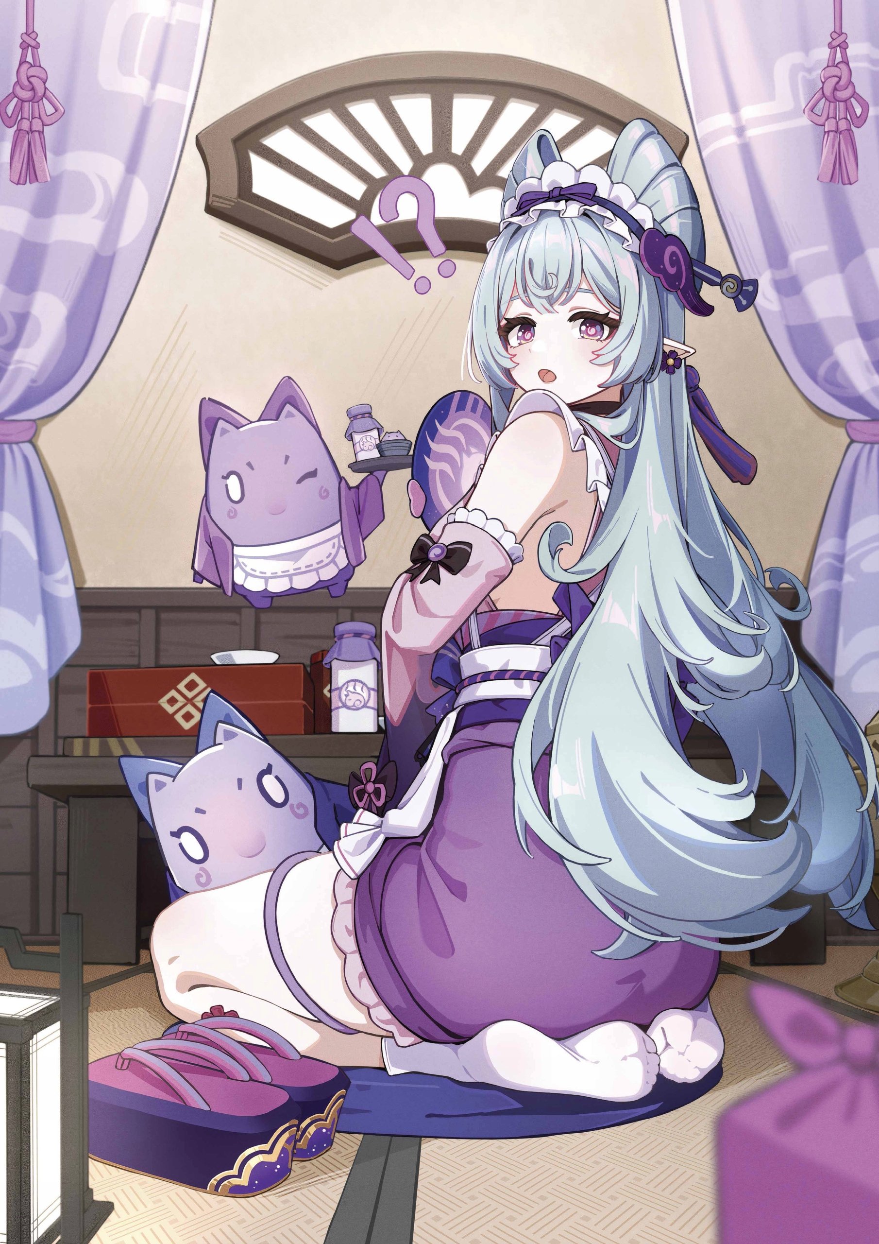 Plakat A3 Genshin Impact Anime Gra Yumemizuki Mizuki