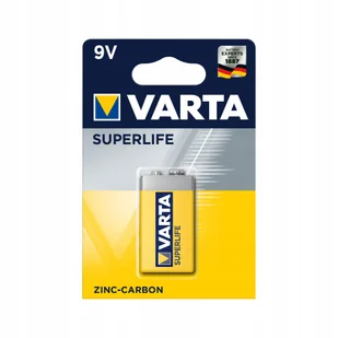 Varta Bateria cynkowa 9V Superlife 1szt BAVA 2022 - Baterie i akcesoria - miniaturka - grafika 5