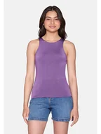Koszulki i topy damskie - SisterS point Top w kolorze fioletowym - miniaturka - grafika 1