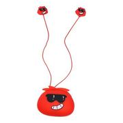 Słuchawki - Jellie Monster Steven Ylfs-01 Czerwone - miniaturka - grafika 1
