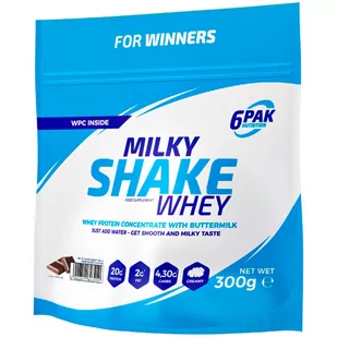 6PAK Nutrition Milky Shake Whey 300g - Odżywki białkowe - miniaturka - grafika 1
