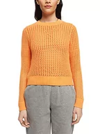 Swetry damskie - Esprit 013ee1i315 Sweter damski, Złota pomarańcz, XS - miniaturka - grafika 1