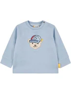 Bluzy i sweterki niemowlęce - Steiff Bluza w kolorze błękitnym - miniaturka - grafika 1